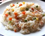 mミックスベジタブルde簡単炊飯器ピラフ作り方5写真