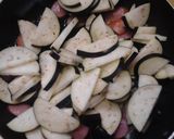 おつまみ　なすとウインナーのカレー炒め作り方6写真