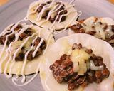 時短！！餃子の皮で☆納豆チーズピザ☆作り方6写真