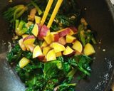お餅とほうれん草とさつま芋のグラタン♪作り方8写真