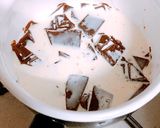 スキレット de チョコスフレ作り方1写真