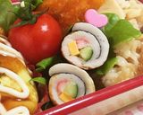 お弁当に♡竹輪deプチ海苔巻き作り方8写真