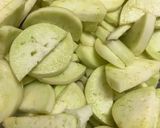 レンジで簡単☆西洋白なすの梅肉和え作り方1写真