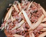 10分！牛肉とごぼうのすき焼き風煮物作り方6写真