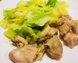 鶏肉バター焼き&甘うまキャベツ作り方8写真