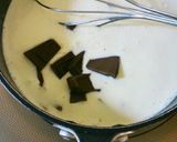 ほろ苦チョコソースの、濃厚チョコプリン作り方5写真