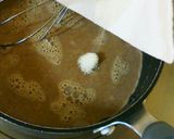ほろ苦チョコソースの、濃厚チョコプリン作り方6写真