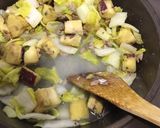 ルー不要♪さつまいもと白菜の味噌シチュー作り方9写真