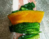 ほうれん草とかぼちゃの豚肉巻きフライ作り方5写真