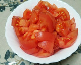簡単♪厚揚げと牛肉の洋風トマト煮☆作り方1写真