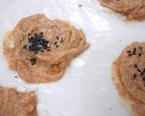 きなこと黒ゴマのチュイル 薄焼きクッキー作り方3写真