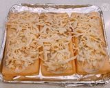 油揚げと蓮根の、ピザ風チーズ焼き！作り方4写真