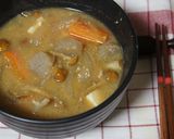 ぽっかぽか 味噌粕汁♪ 具材何でもOK作り方8写真
