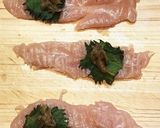 簡単！朝食、お弁当◎ささみの梅しそ巻き作り方3写真