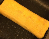 ごま油で！さけフレークの卵焼き♬作り方4写真