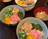 ズボラなバクダン丼作り方1写真