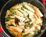 たけのことわらびの炊き込みご飯作り方8写真