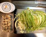 糖質制限 あさりとキャベツの味噌バター作り方1写真