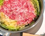 豚ひき肉で手作りソーセージ風と白菜煮作り方2写真