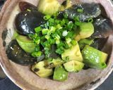 ピータンとアボカドのわさび醤油和え作り方5写真