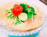 生ハムとチーズの蕎麦粉のガレット作り方5写真