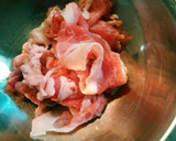 豚肉・蒲鉾・玉ねぎ・たまごの他人煮作り方1写真