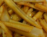 簡単～美味しい蓮根のバター醤油焼き作り方4写真