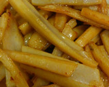 簡単～美味しい蓮根のバター醤油焼き作り方4写真