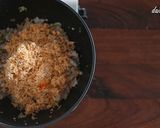 タイの菓子: 黄色のカオニャオとエビ作り方22写真