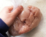 作り置き*鶏むね肉のわさびオイスター作り方3写真