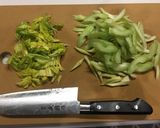 セロリの当座煮作り方1写真