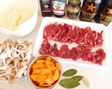 ヌートリアのベルギー風ビール煮込み作り方1写真
