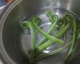 こごみとえびつみれのチヂミ作り方2写真