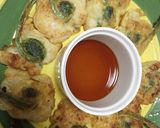 こごみとえびつみれのチヂミ作り方9写真
