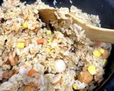 残り物カレーのウィンナーピラフ作り方7写真
