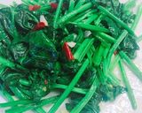 レンジで簡単ほうれん草のアーリオオーリオ作り方5写真