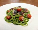 薬膳・鯵とホウレン草のグリーンパスタ作り方18写真