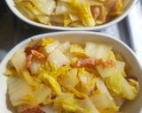 白菜ベーコンチーズ焼き作り方4写真