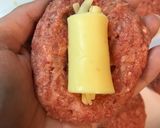 チーズ入りハンバーグ作り方6写真