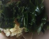 なめことわかめのさっぱりおろし和え作り方5写真