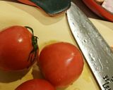 ミートローフでトマトグラタン☆作り方1写真