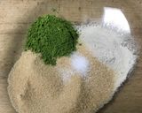 オオバコ抹茶餅 低糖質 vegan作り方1写真