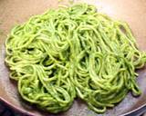 薬膳・鯵とホウレン草のグリーンパスタ作り方17写真