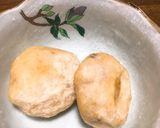 里芋団子の鶏餡掛け作り方6写真