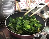 簡単!時短『豆味噌タレ』のほうれん草炒め作り方7写真