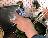 簡単!時短『豆味噌タレ』のほうれん草炒め作り方8写真