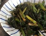 簡単!時短『豆味噌タレ』のほうれん草炒め作り方12写真