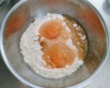 簡単お菓子*チョコマーブルパウンドケーキ作り方3写真
