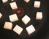 余ったお餅で麻婆豆腐作り方1写真