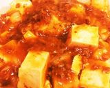 余ったお餅で麻婆豆腐作り方3写真